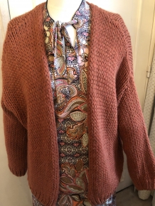 bernadettevest orange rouille