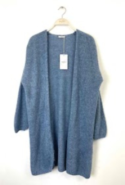 Vest midi fijn tricot