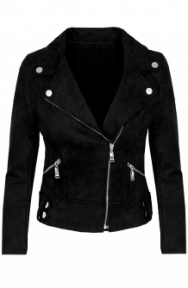 veste suedine noire